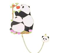 Marque-pages créatifs en forme de panda - Marqueurs de page esthétiques - Accessoires de lecture pour étudiants - Joli marque-page en métal - Cadeau panda