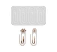 Marque-pages créatifs en silicone en forme de pattes de chats - Outil de fabrication de résine et de lecture - Accessoires décoratifs pour livres et moules