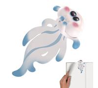 Marque-pages de dessin animé - Décoration de bureau à clip 3D mignon, accessoires de lecture d'animaux amusants | Séparateur de page créatif pour les amateurs de livres, les, les lecteurs, les