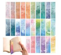 Marque-pages de la Bible - Marque-page de Noël | Marque-pages chrétiens à l'aquarelle - 30 marque-pages inspirants de la Bible - Marque-pages chrétiens pour l'école, le bureau, la maison