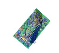 Marque-pages De Peinture De Fleurs Creuses Avec Glands, Marqueur Livre