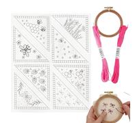 Marque-pages DIY Adultes Broderie à la Main sur le Thème de Printemps et