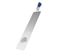 Marque-pages en acier inoxydable antirouille Pendentif à pompons minimalistes Gardien de page léger pour le bureau d ' étude de voyage Marque-pages élégants pour les étudiants navetteurs