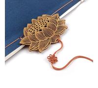Marque-Pages En Bambou Vintage, Fournitures Pour Étudiants En Littérature Et Art, Marque-Pages Creux En Feuille De Lotus, Cadeaux Pour Enseignants