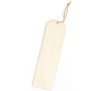 Marque-pages en bois à décorer 19 x 5 cm Beige G