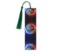 Marque-pages en bois avec pompon pour femmes, hommes, amateurs de livres, marque-pages pour étudiants, enseignants, lecture