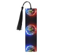 Marque-pages en bois avec pompon pour femmes, hommes, amateurs de livres, marque-pages pour étudiants, enseignants, lecture