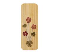 Marque-pages En Bois Fleur Sèche Naturelle Livre De Lecture Diviseur Page Marqueur Page Pour Lecteur Enseignant Marqueurs Livre En Bois Vierges