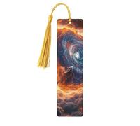 Marque-pages en bois imprimé double face avec nuages incroyables, accessoires de livre artistique, cadeaux d'anniversaire pour hommes et femmes, cadeaux pour les amateurs de livres