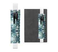 Marque-pages en cuir avec de nombreux motifs de fleurs de lotus, marque-pages réglables, parfaits comme cadeaux de rentrée scolaire ou de Noël