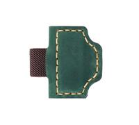 Marque-pages en cuir avec support élastique pour stylo - Clip antidérapant - Séparateur de page pour enseignant, lecteur - Marque-pages en cuir