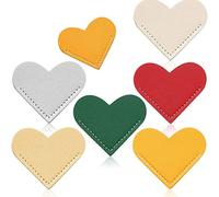 Marque-pages en cuir exquis en forme de cœur pour les amateurs de livres pour homme et femme