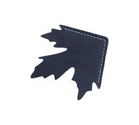 Marque-pages en cuir synthétique doux fabriqué à la main avec motif feuilles d'érable - Léger - Indispensable pour les amateurs de livres - Marque-page élégant pour les lecteurs