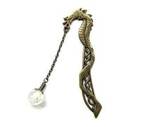 Marque-pages en forme de dragon Épingle à cheveux avec perles lumineuses qui brillent dans les marques-pages sombres très pratique et populaireOpération facile