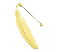 Marque-pages en forme de plume avec pendentif en forme de plume pour les amateurs de livres, lecteur, écrivain, enseignant, marque-pages uniques