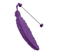 Marque-pages en forme de plume avec pendentif en forme de plume pour les amateurs de livres, lecteur, écrivain, enseignant, marque-pages uniques