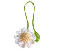 Marque-pages en forme de tournesol | Marque-pages tricotés à la main en forme de fleur en - Marque-page en tricot pour Noël, enseignants, amateurs de livres