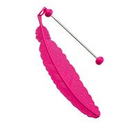 Marque-pages en métal avec plumes et perles - Cadeau élégant pour les amateurs de livres