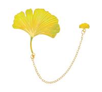 Marque-pages En Métal Feuilles D ' Automne Avec Pendentif En Chaîne,