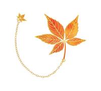 Marque-pages En Métal Feuilles D ' Automne Avec Pendentif En Chaîne,