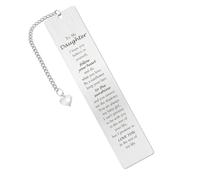 Marque-pages en métal inspirants pour ma fille de la part de maman et papa - Cadeau de fête des mères pour fille adulte - Cadeau de remise de diplôme unique pour adolescentes et filles pour un