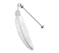 Marque-pages En Plumes Perlées Avec Pendentif En Plume Porte-Page De Livre Pour Amoureux Des Livres Lecteur Écrivain Marque-pages Pour Enseignant