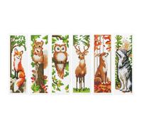 Marque-Pages En Point De Imprimés Motif Vintage Animaux Mignons Dessin