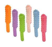 Marque-Pages | Ensemble de Marque-Pages Chats Maintenant de Page Automatique | 6 Pièces Signets en Silicone Mignons Fournitures Scolaires pour Amis Étudiants Enseignants Adultes