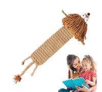 Marque-pages faits à la main en crochet doux et mignon animal drôle | Marques au crochet uniques faites à la main pour les jeunes amateurs de livres, enseignants, étudiants, enfants, garçons