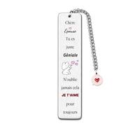 Marque-Pages Femme Cadeaux D'anniversaire âme Soeur Noël Thanksgiving Inspirercadeaux Personnalisés Je T'aime Saint-Valentin Thanksgiving Anniversaire Mariage Retraite Souvenirs épouse Conjointe