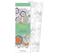 Marque-pages - Fleurs: 50 marque-pages à peindre ou à colorier