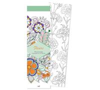 Marque-pages - Fleurs: 50 marque-pages à peindre ou à colorier