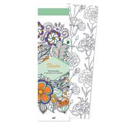 Marque-pages - Fleurs 50 marque-pages à peindre ou à colorier - Collectif - Merci Les Livres - broché - Livre-jeu