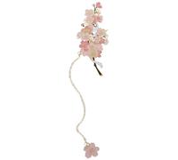 Marque-pages Floraux en Métal Rose, Fleur Évidée Élégante | Léger et Pratique, Usage Multiple, Décor Raffiné, pour Élèves et Enseignants, Style Délicat