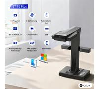 ET16-P Scanner de livres professionnel avec lumière de remplissage LED, scanner de documents 16 mégapixels,Visualiseur A3 pour Windows et macOS avec technologie d'aplatissement laser