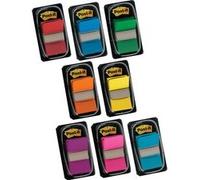 Etiquettes GENERIQUE Index Post-it - Distributeur de 50 index orange 25,4x44mm