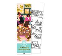 Marque-pages - Instant cocooning 50 marque-pages à peindre ou à colorier - Collectif - Merci Les Livres - broché - Livre-jeu
