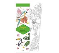 Marque-pages - Jungle: 50 marque-pages à peindre ou à colorier