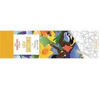 Marque-pages - Les 4 saisons - 50 nouveaux marque-pages à colorier sur Paris - Claire Morel Fatio - Marie Claire - Livre-jeu