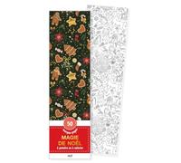 Marque-pages - Magie de Noël: 50 marque-pages à peindre ou à colorier