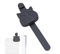 Marque-pages magnétiques - Clip de signet en silicone avec chats créatifs | Marque-page avec clip pour livres, romans, magazines, bandes dessinées | Design mignon en forme de chat, marque-page