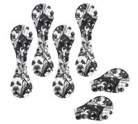 Marque-pages magnétiques dessinés à la main avec motif sans couture pour races de chiens