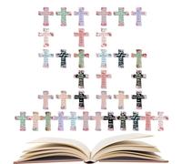Marque-pages magnétiques en forme de chrétienne, | Marque-pages religieux avec versets de la - pour prière, église, étude, école, dévotion, éducation, lecture, maison, méditation