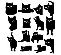 Marque-pages magnétiques pour chats - 14 pièces, outil de lecture en forme de chat, clips magnétiques pour livres | pour l'école bureau de voyage, bibliothèque à domicile