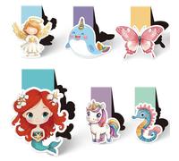 Marque-pages magnétiques pour filles, Cadeaux pour enfants de 3, 4, 5, 6, 7, 8, 9, 10, 11, 12 ans, Calendriers de l'Avent Pour filles, cadeaux du Père Noël