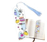 Marque-pages - Marque-page effrayant | Halloween | Marque-pages d'Halloween | Fantôme mignon | Marqueur de page de livre | Marque-pages en acrylique pour enfants Adu