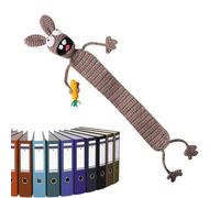 Marque-pages - Marque-pages tricotés faits à la main, formes d'animaux mignons, designs inspirés de la faune, styles de créatures mythiques | Cadeaux créatifs de marque-page c