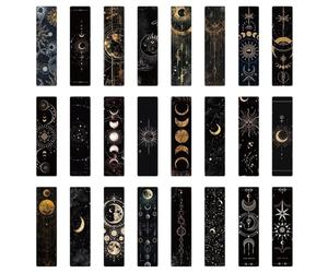 Marque-pages, matériau sûr et inodore, 15 x 3,9 cm, marque-pages en papier astrologie, intercalaires, matériau sûr et inodore, pour étudiants, enseignants, femmes, amateurs d'astrologie, clubs d'amis