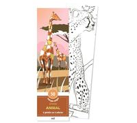 Marque-pages - Monde animal: 50 marque-pages à peindre ou à colorier