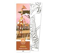 Monde Animal - 50 Marque-Pages À Peindre Ou À Colorier